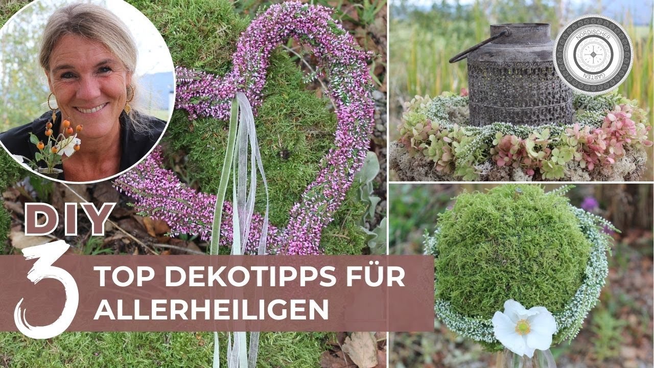 DIY - NATÜRLICHE & BESONDERE GRABDEKORATION - MEINE 3 TOP TIPPS