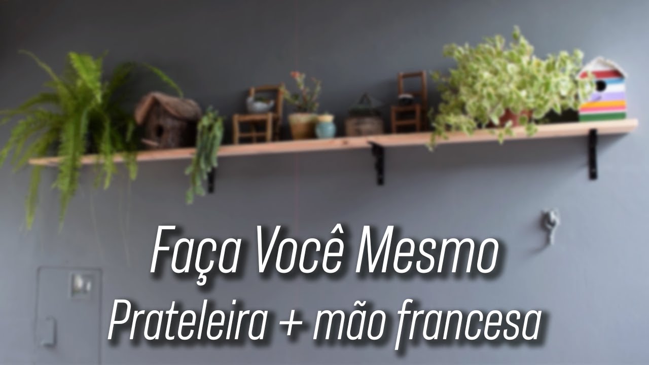 Como instalar prateleira com mão francesa | Fábrica FK
