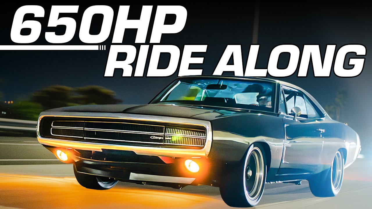 1970 HEMI-Powered Dodge Charger RestoMod - RIDE ALONG!
