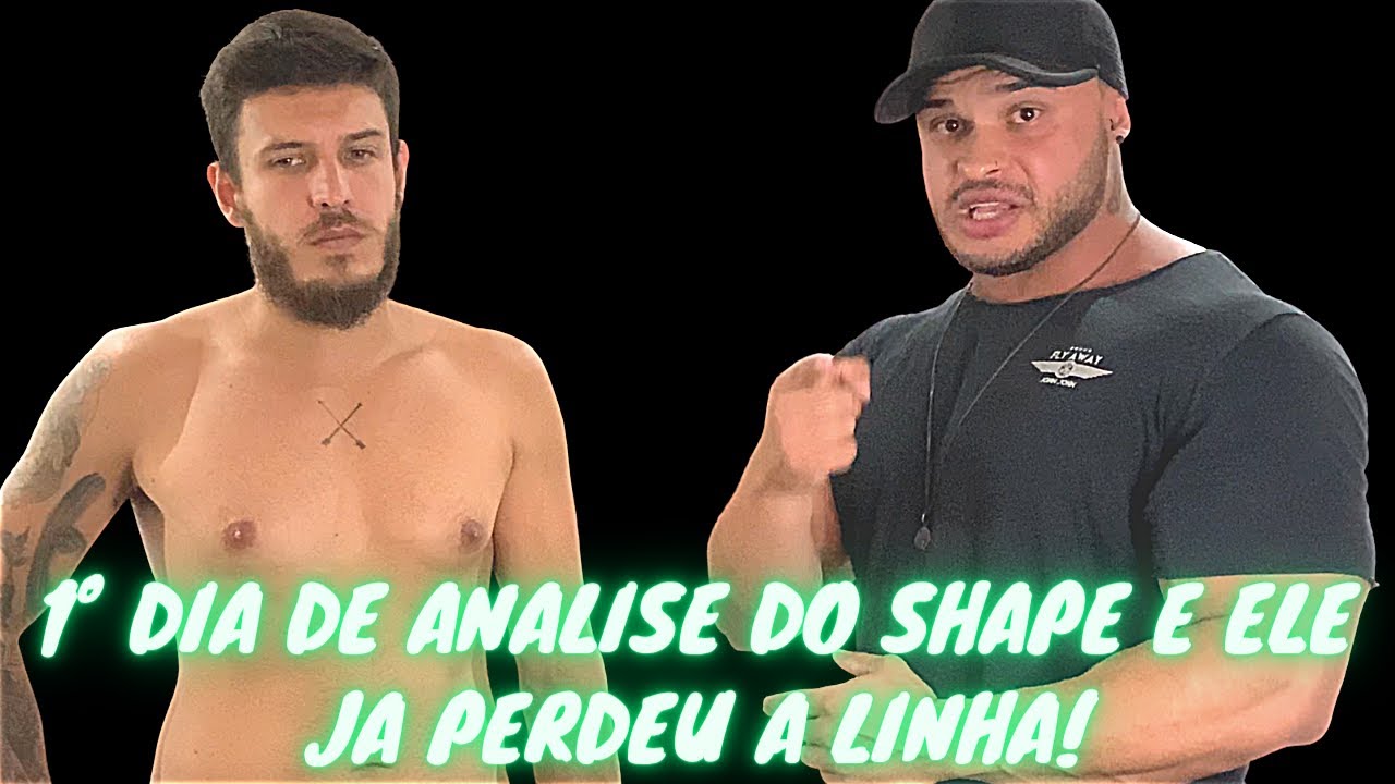 1&deg; analise do Shape e ele j&aacute; perdeu a linha!