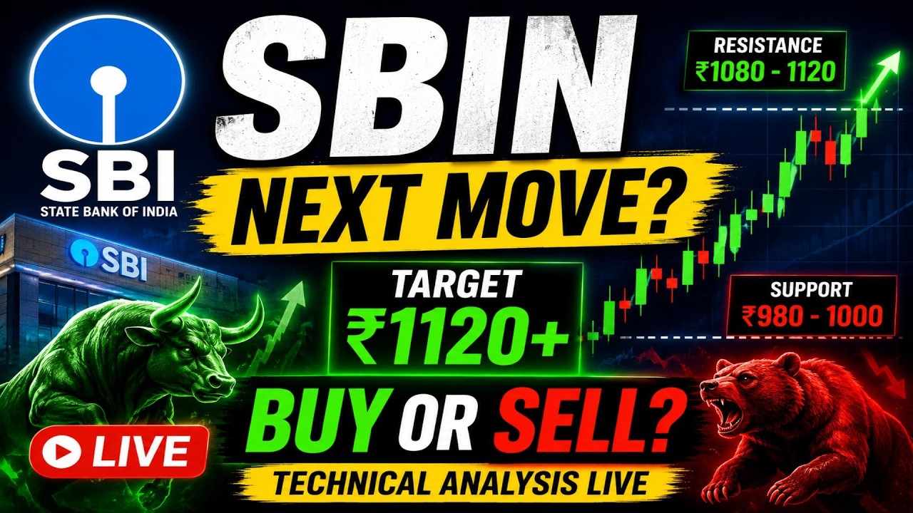 SBIN Analysis Live 🔥 SBI Share Latest Target & Breakout Levels Today