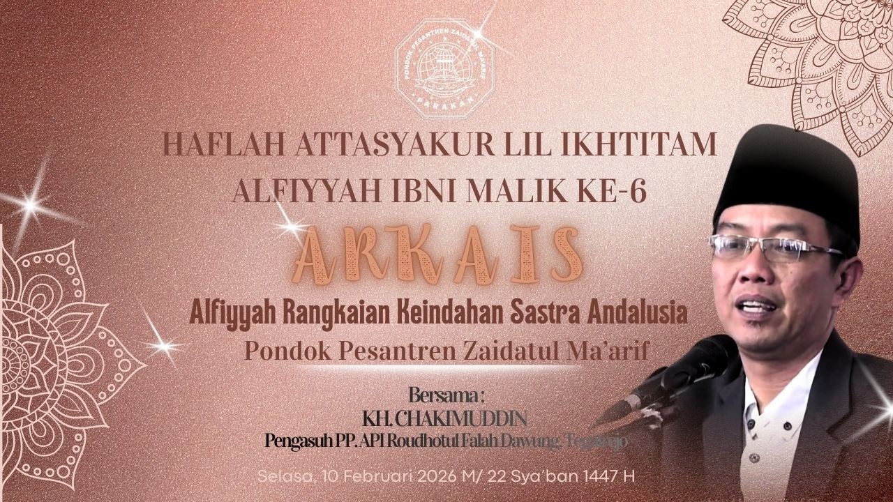 HAFLAH ATTASYAKUR LIL IKHTITAM ALFIYYAH IBNI MALIK PP. ZAIDATUL MA'ARIF TEMANGGUNG 10 FEBRUARI 2026