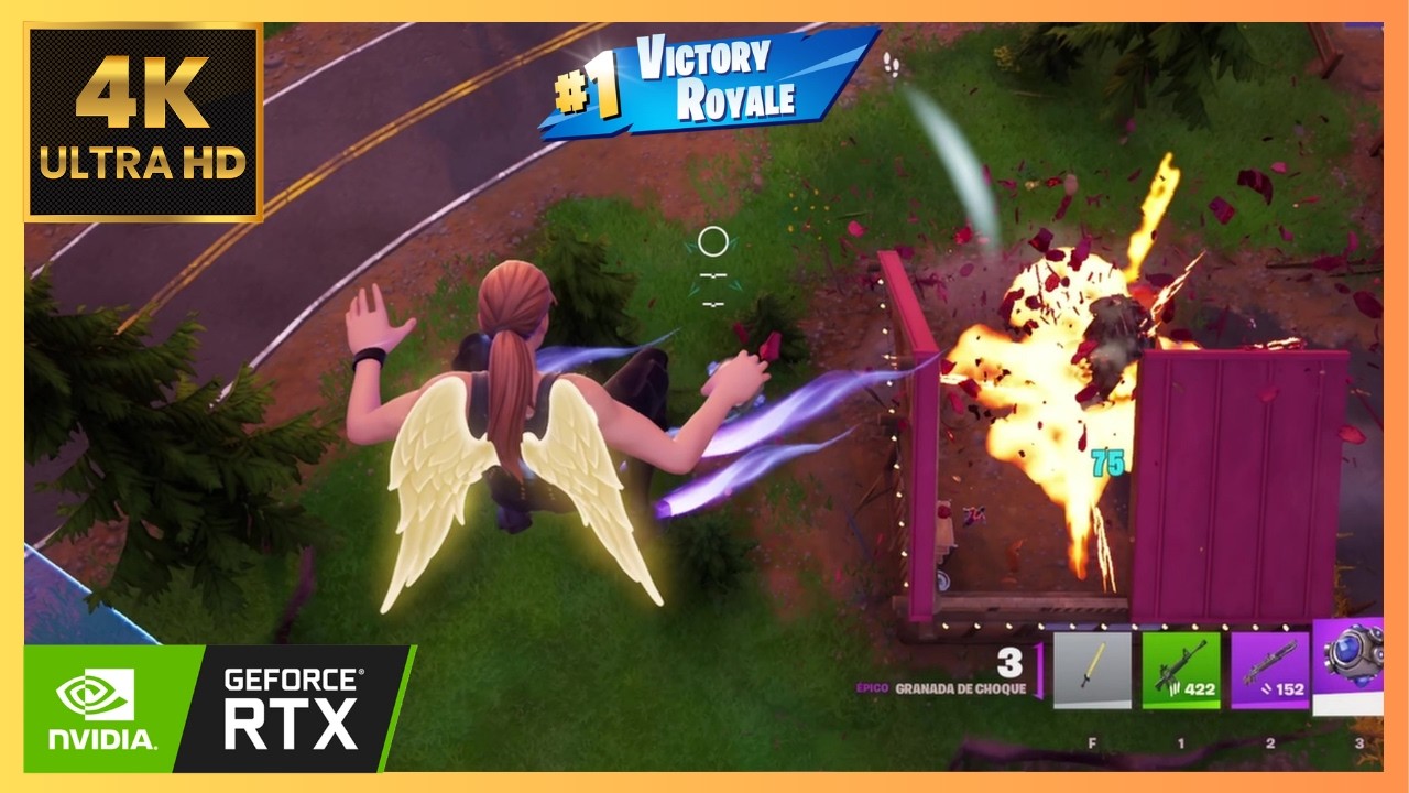 Fornite Solo Gameplay 4KFHD 120fps