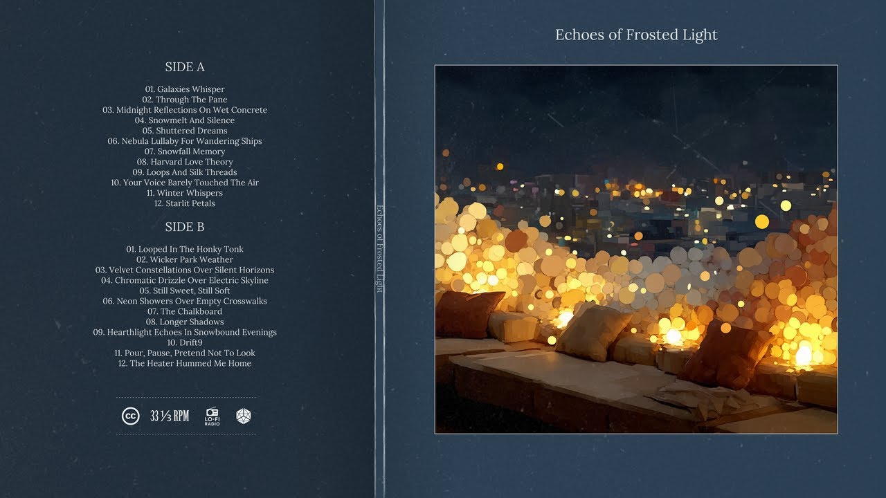 Echoes of Frosted Light LP | Kat Records Presents Nebula Dreams & Midnight Reflections