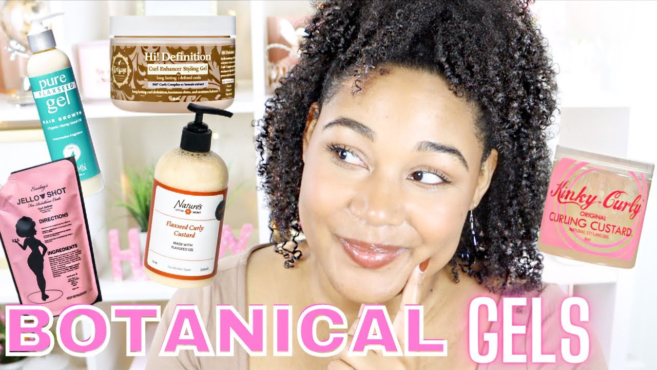 TOP BOTANICAL GELS FOR DEFINED NATURAL CURLY HAIR!