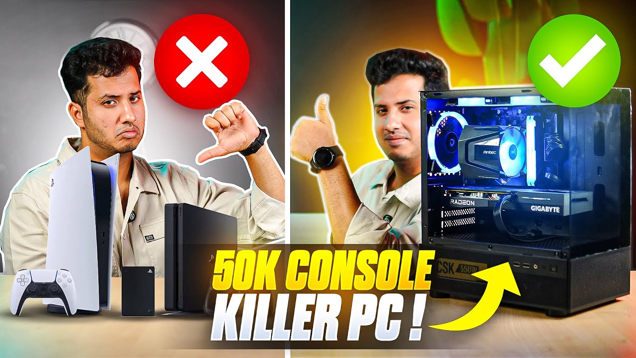 50K Console Killer PC, Best Gaming PC Build Under 50000 Rupees in India 2024