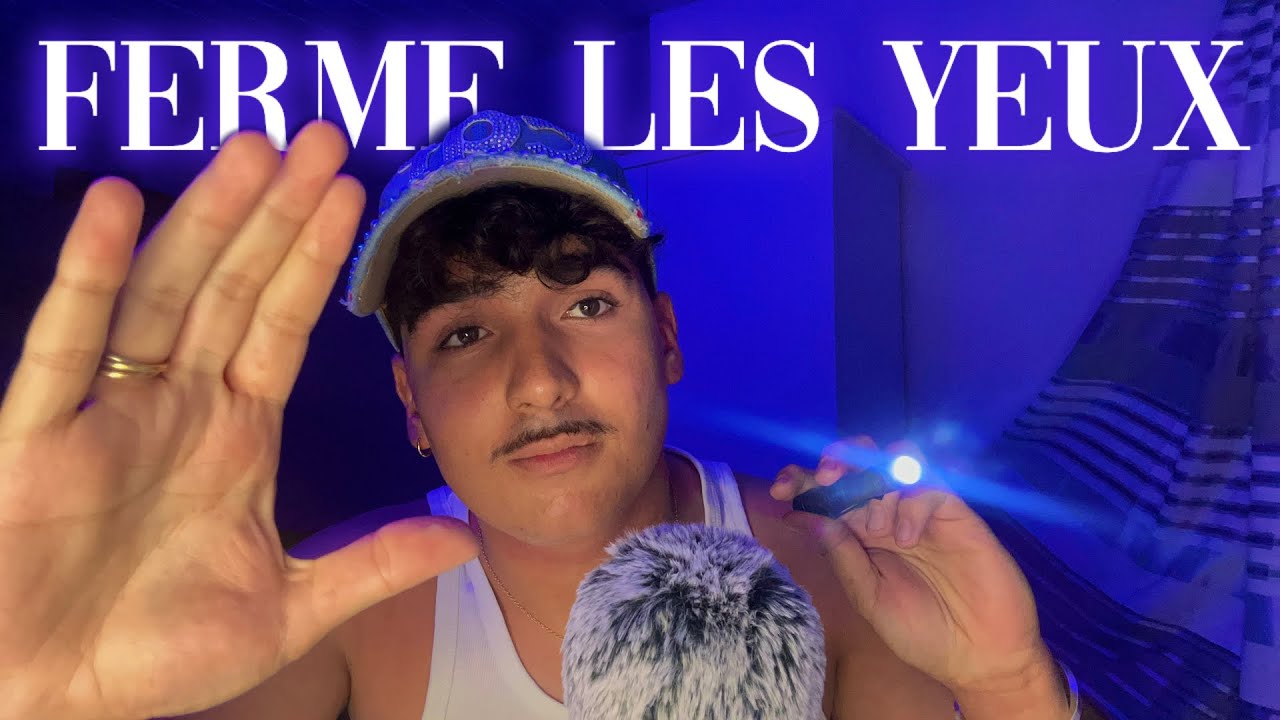 ASMR OUVRE ET FERME LES YEUX (+ close up)