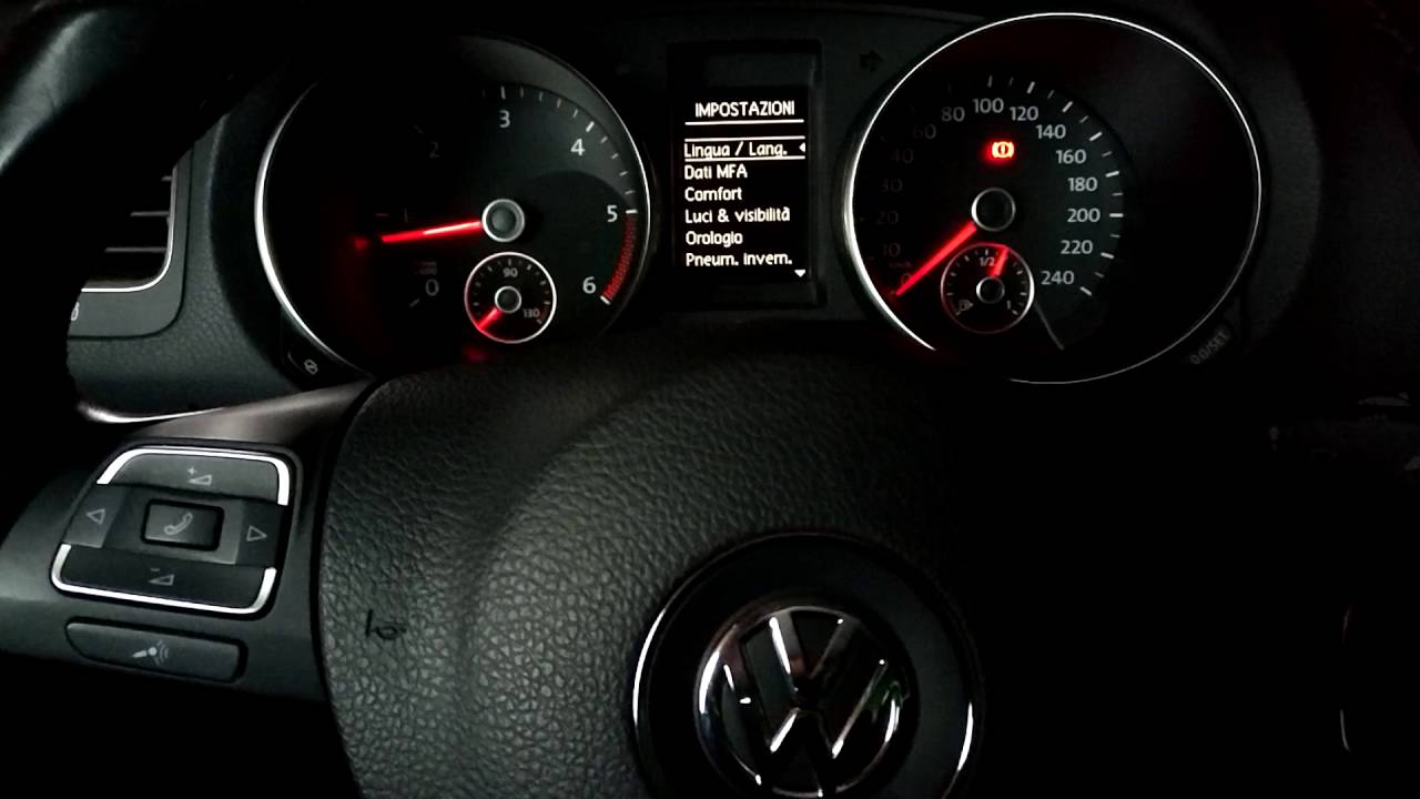 Reset azzeramento service, tagliando Golf 6 2.0 TDI 140cv