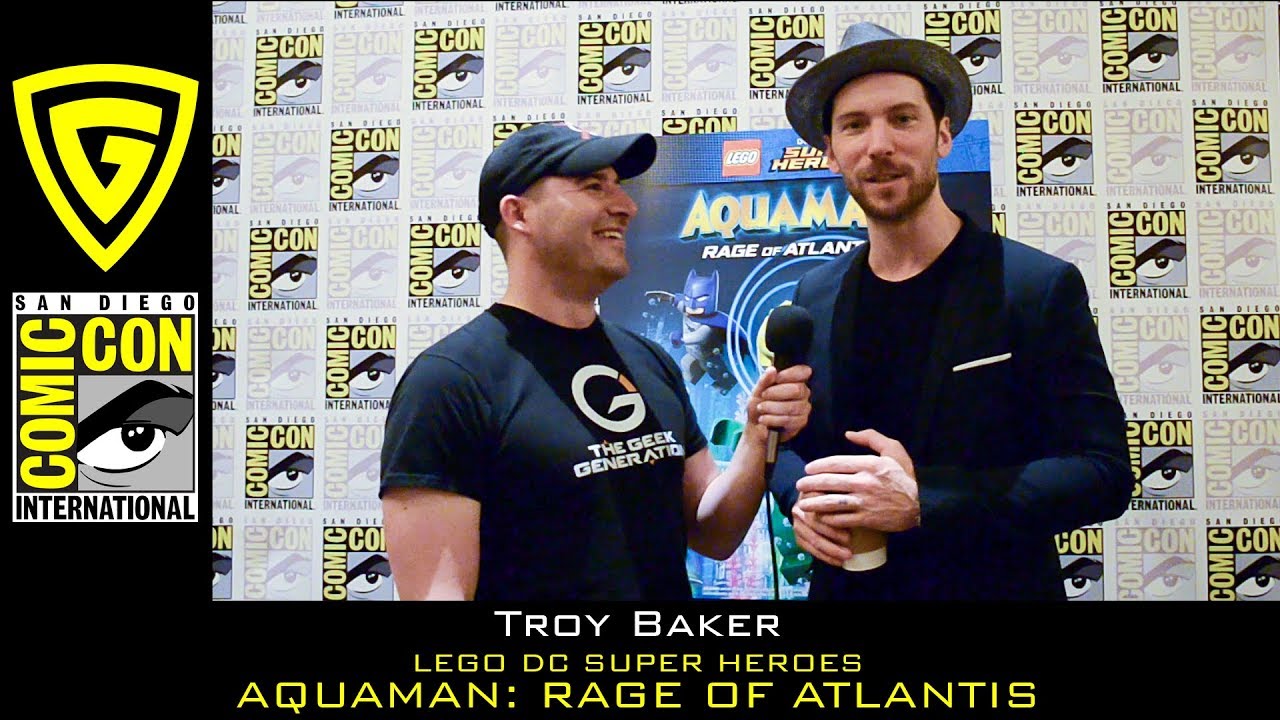 Troy Baker - LEGO DC Super Heroes - Aquaman: Rage of Atlantis - SDCC 2018 | The Geek Generation