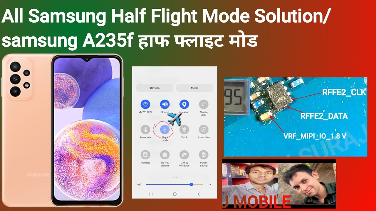 All Samsung Half Flight Mode Solution/A235f 4g/A236f 5g सैमसंग मोबाइल हाफ फ्लाइट मोड़ कैसे ठीक करे