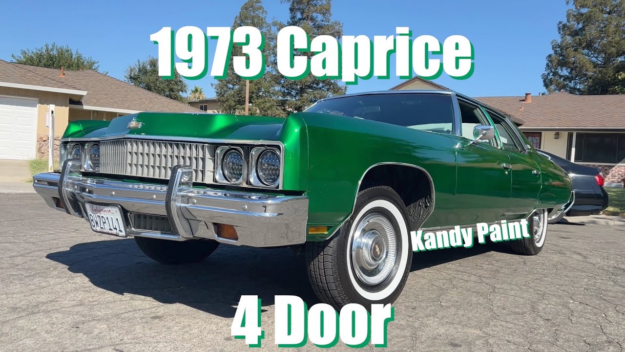 1973 Caprice 4 Door on Kandy Paint
