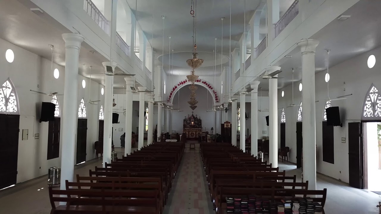CSI St. Thomas Church, Perumalpuram, Tirunelveli -4K UHD Video Drone Shot
