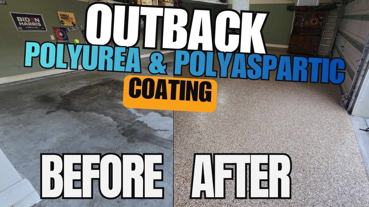 Transform Your Garage Polyurea & Polyspartic Flooring Install | OUTBACK