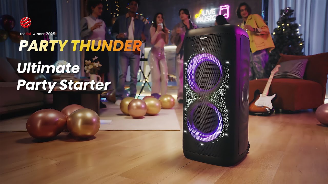 Introducing The Hisense Party Thunder | The ULTIMATE Party Speaker
