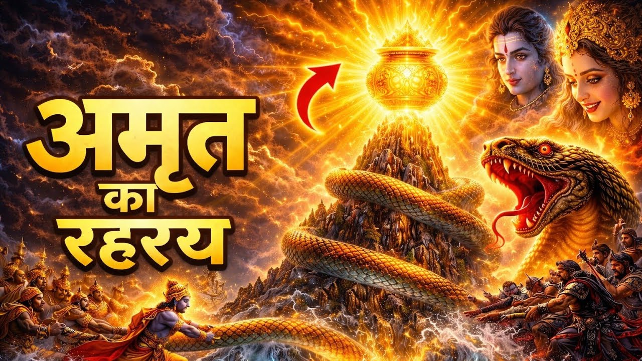 समुद्र मंथन की पूरी कथा | Samudra Manthan Complete Story | Vishnu Mohini Rahu Ketu | Mythology