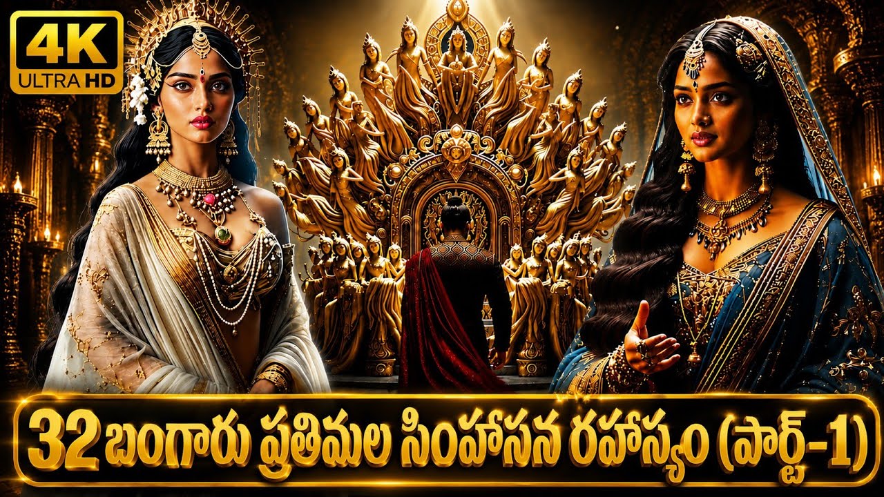 32 బంగారు ప్రతిమల సింహాసన రహస్యం! | విక్రమాదిత్యుడు & భోజ రాజు గాథ | TrueWordsTelugu