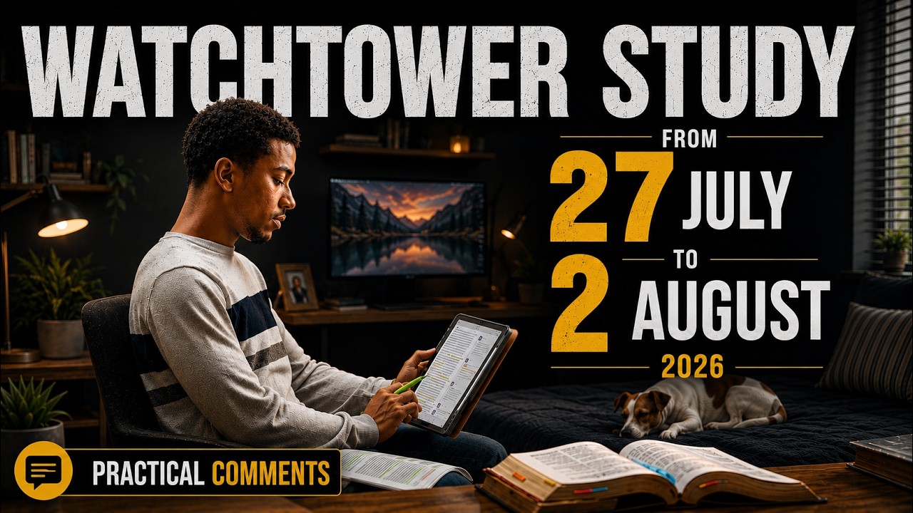 Watchtower Study | Practical Comments | July 27 &ndash; August 2, 2026