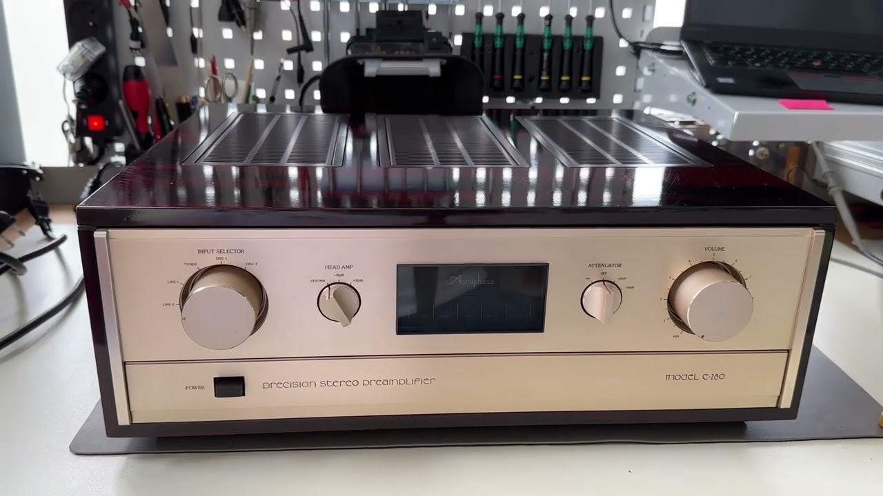 Accuphase C280 Servisas ir apžvalga