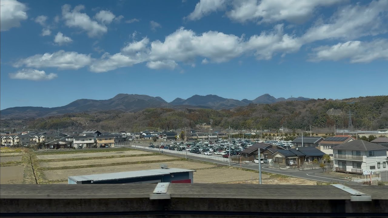 【北陸新幹線はくたか５６１号進行方向右側車窓側面展望】東京→上野→大宮→高崎→長野駅間にて（561E・JR東日本E7系新幹線F21編成のE726-121号車にて2026.3.16.11:23~に収録）