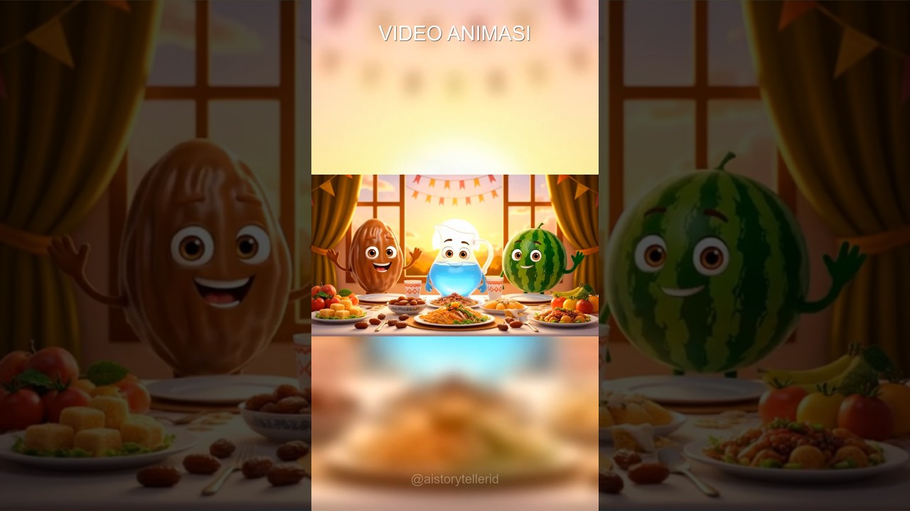 BENDA MATI | VIDEO ANIMASI MAKANAN YANG BAGUS SAAT BUKA PUASA