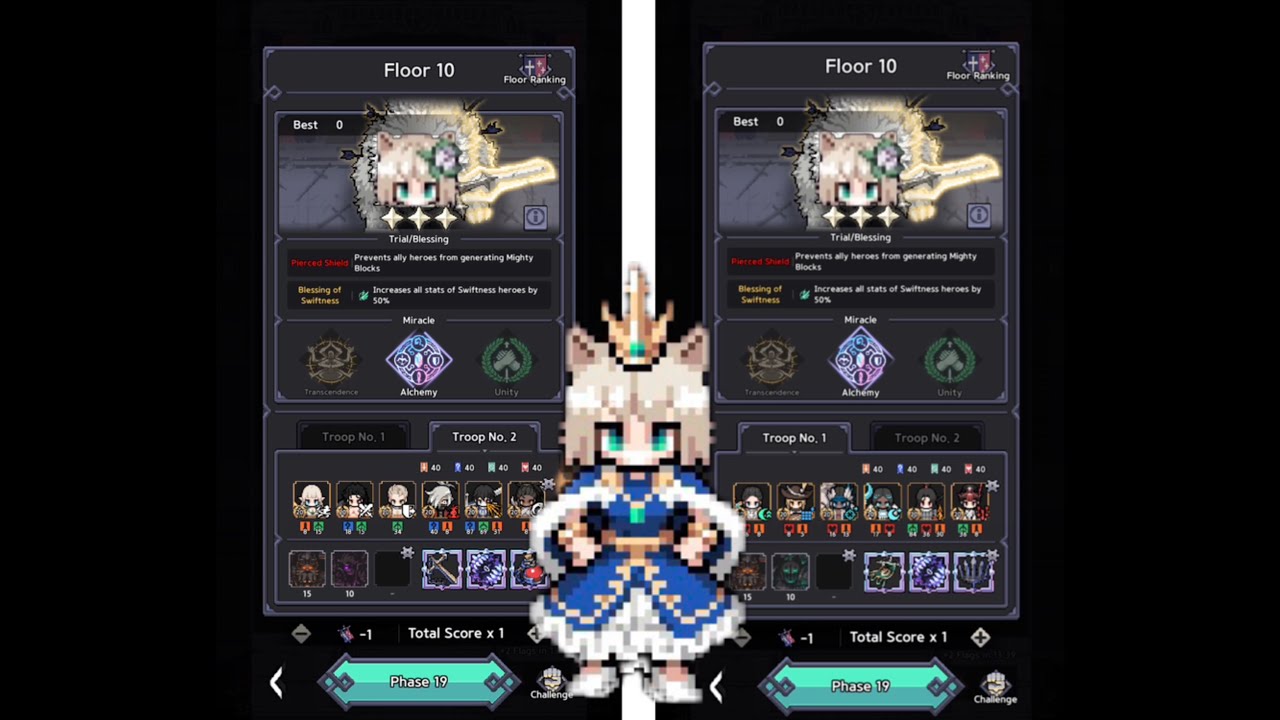 King God Castle:Clear Tower of Trials max challenger 19 floor 10 Boss Monarchs White Lion Cyrodil