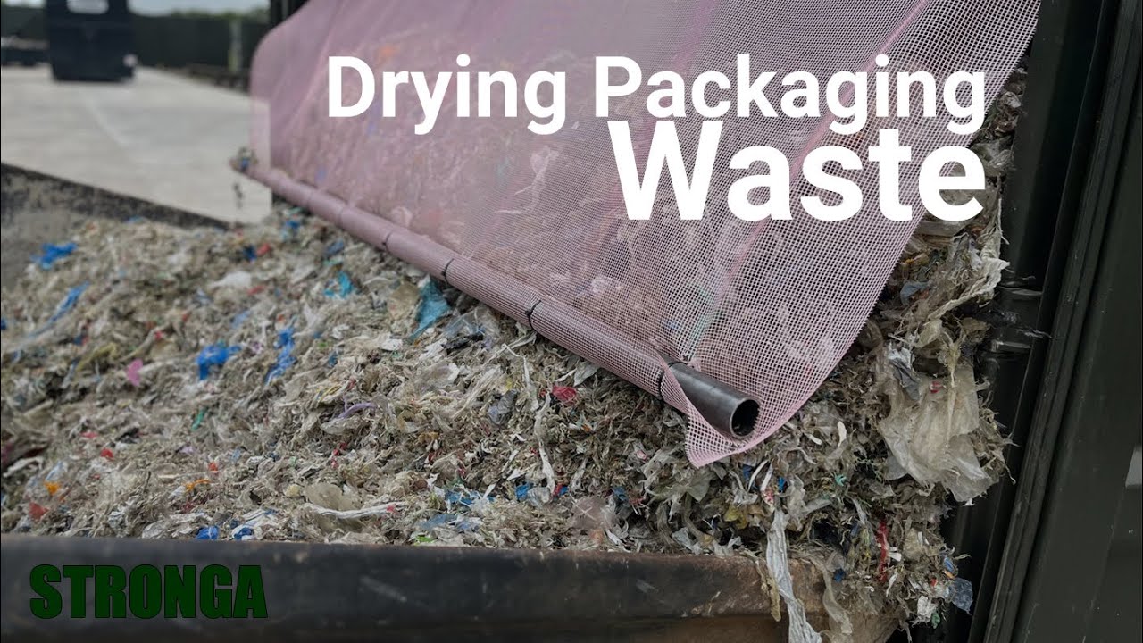 Save BIG on Landfill Tax | Drying Packaging Waste with Stronga