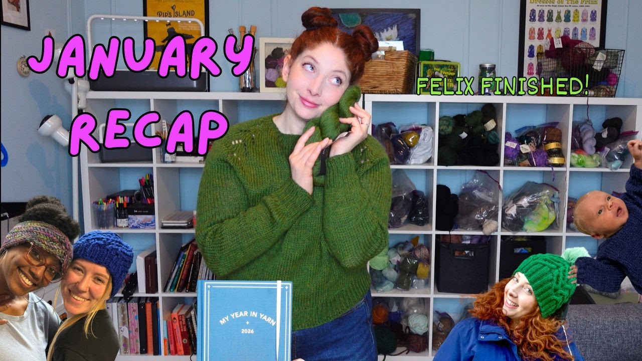 Finished Felix Pullover | January Knitting Recap & February Plans