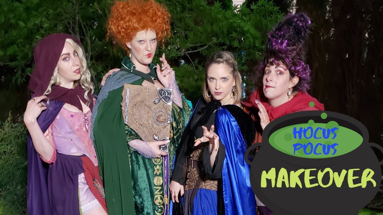 I got a Hocus Pocus makeover from the PDX Sanderson Sisters