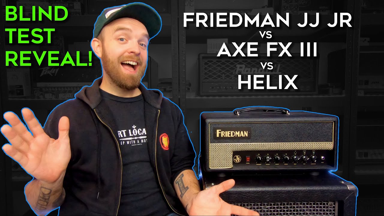 Friedman Amp vs Axe Fx III vs Helix! BLIND TEST REVEAL!