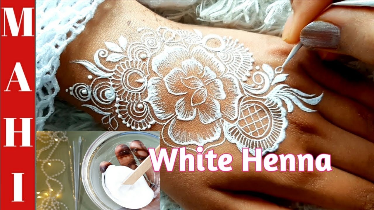 DIY White Henna | White Henna | Beautiful White Mehndi | How to make White Henna