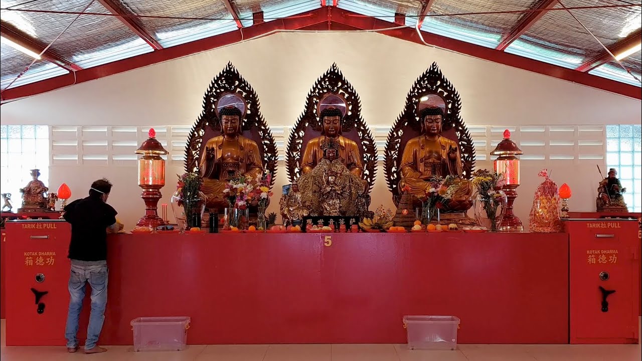 Vihara Dharma Bhakti Menjelang Tahun Baru Imlek 2021 Indonesia [4K]