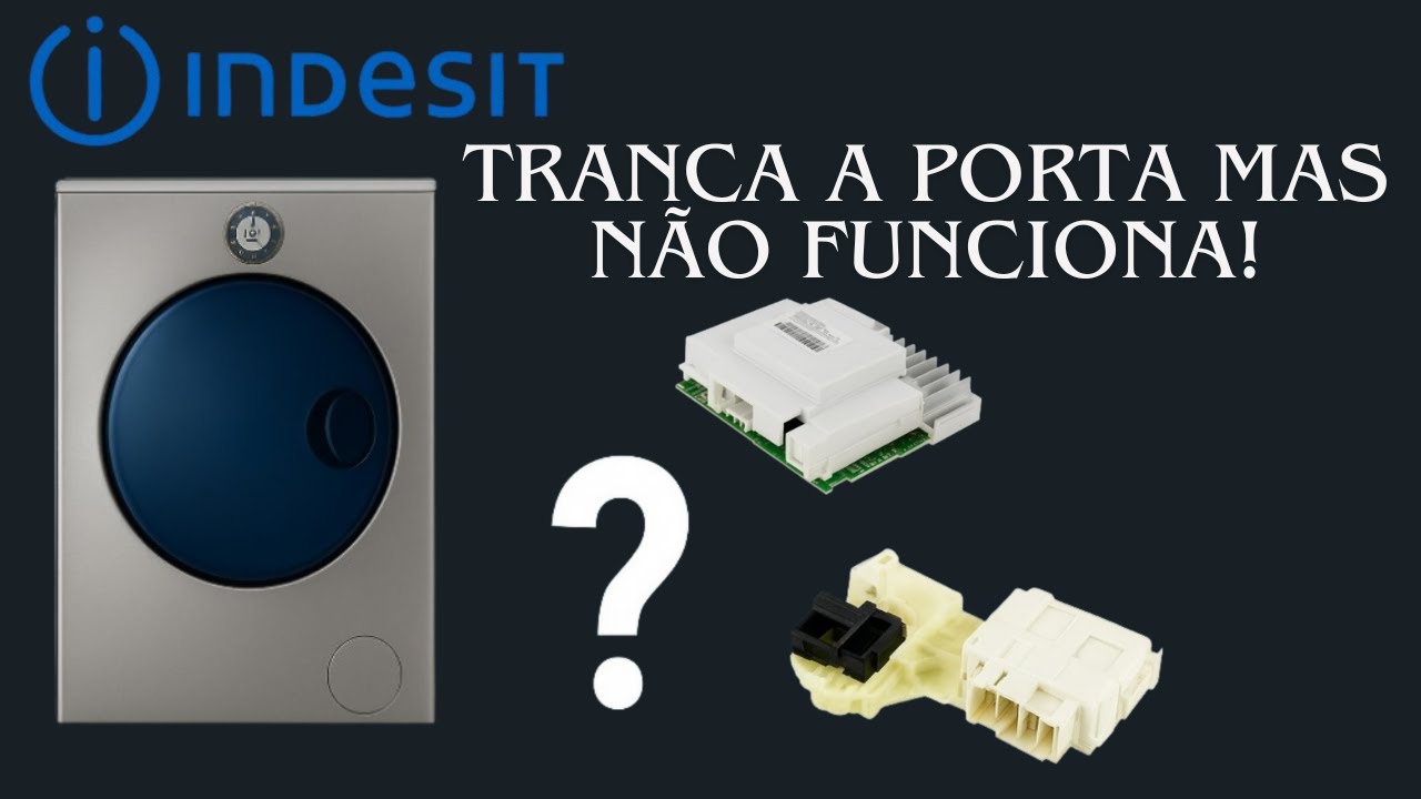 Máquina de lavar roupa Indesit Moon tranca a porta mas não inicia o ciclo de lavagem - Ariston
