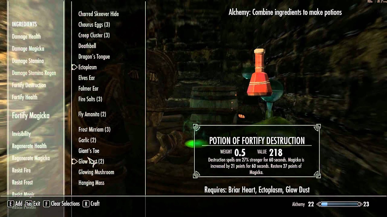 Elder Scrolls V: Skyrim Walkthrough in 1080p, Part 51: Potion Recipes! (PC Gameplay)