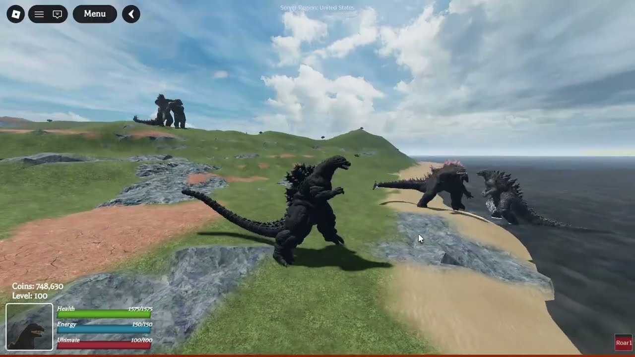 Roblox Kaiju multiverse Godzilla Heisei gameplay