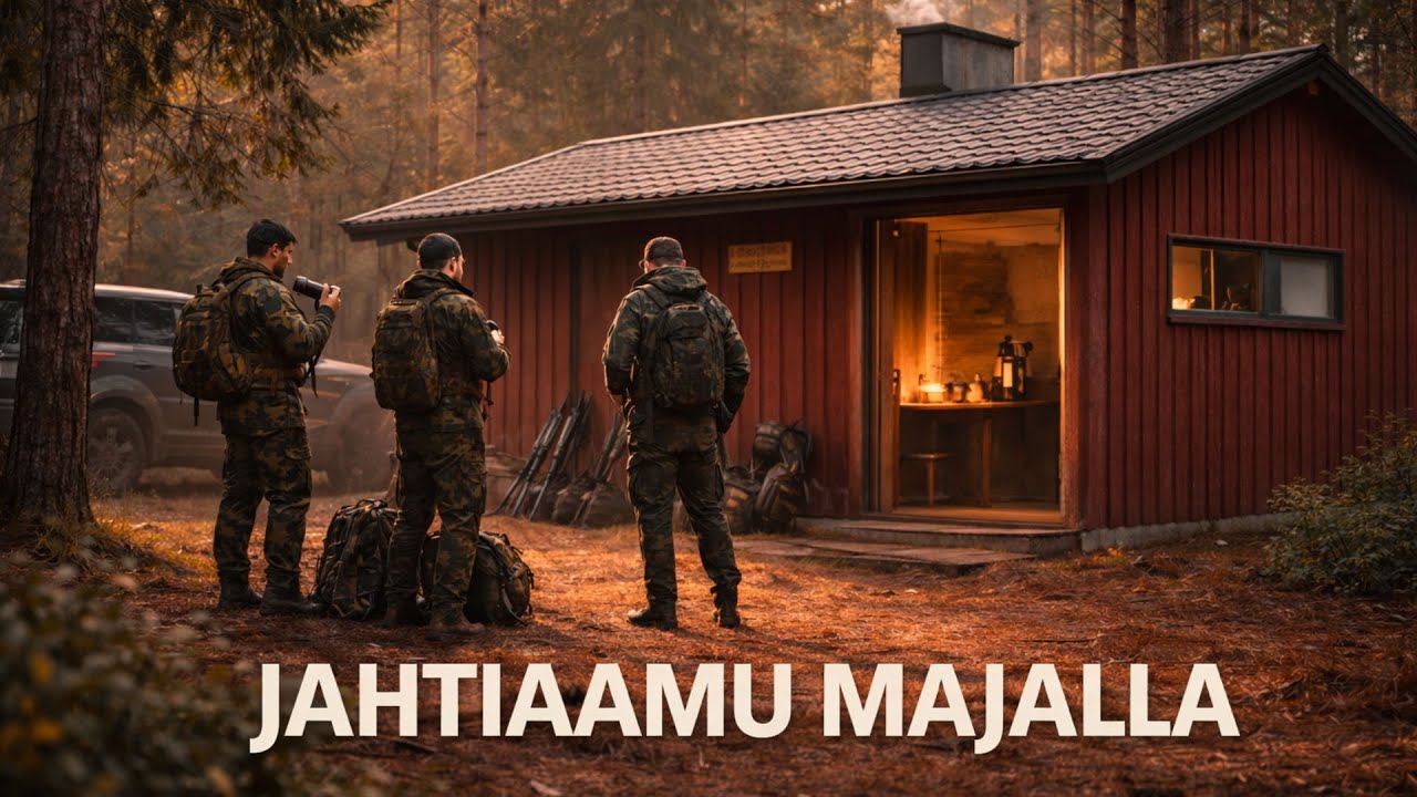 Jahtiaamu majalla – Hetki ennen kuin metsä kutsuu