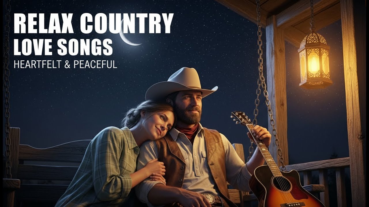 Relaxing Country Love Songs at Night 🌙 Calm Romantic Music