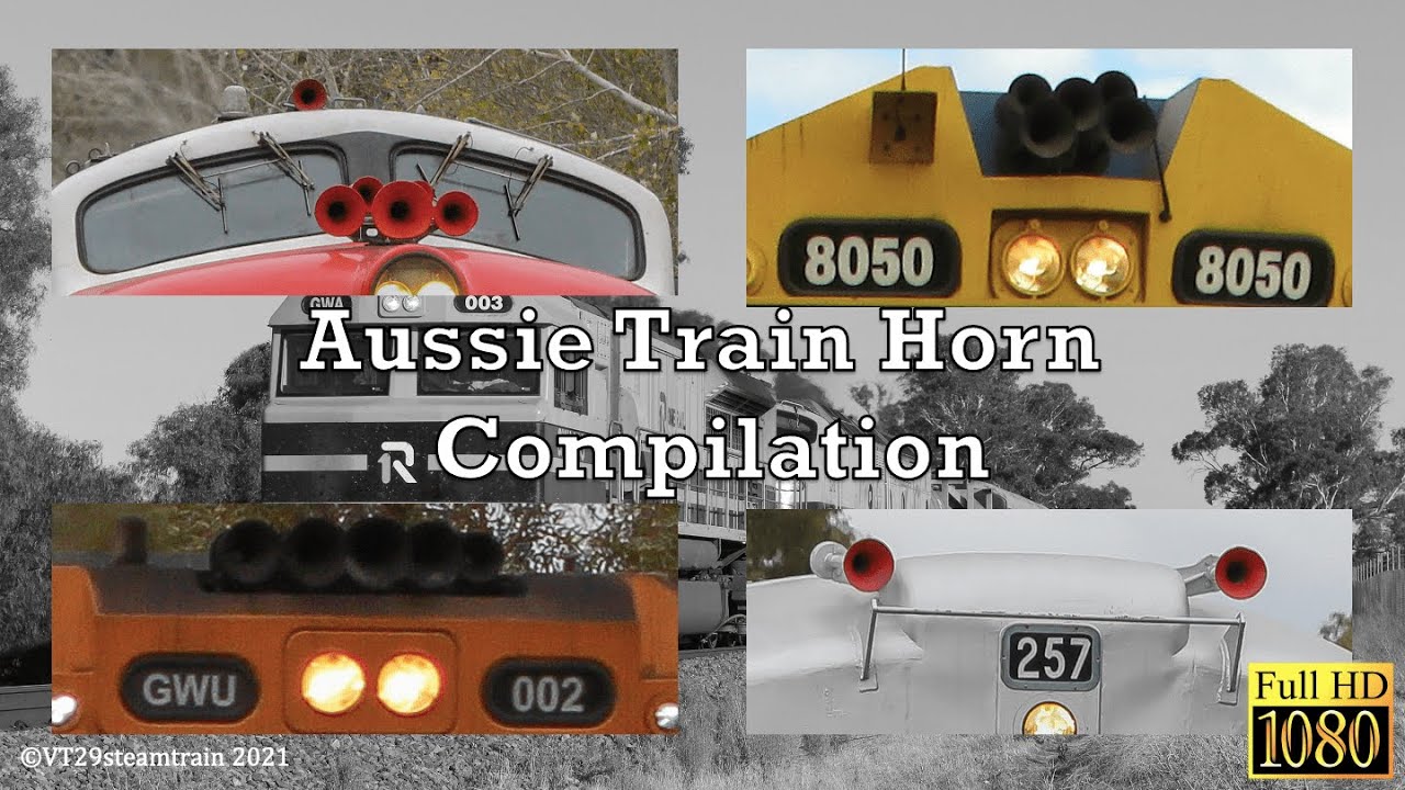 Australian Train Horn Compilation! 200 Subscriber Special, 2019-2021!