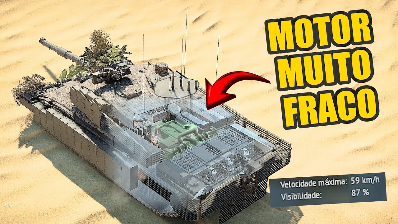 Esse é o GRANDE PROBLEMA Do CHALLENGER ! - Warthunder PT - BR