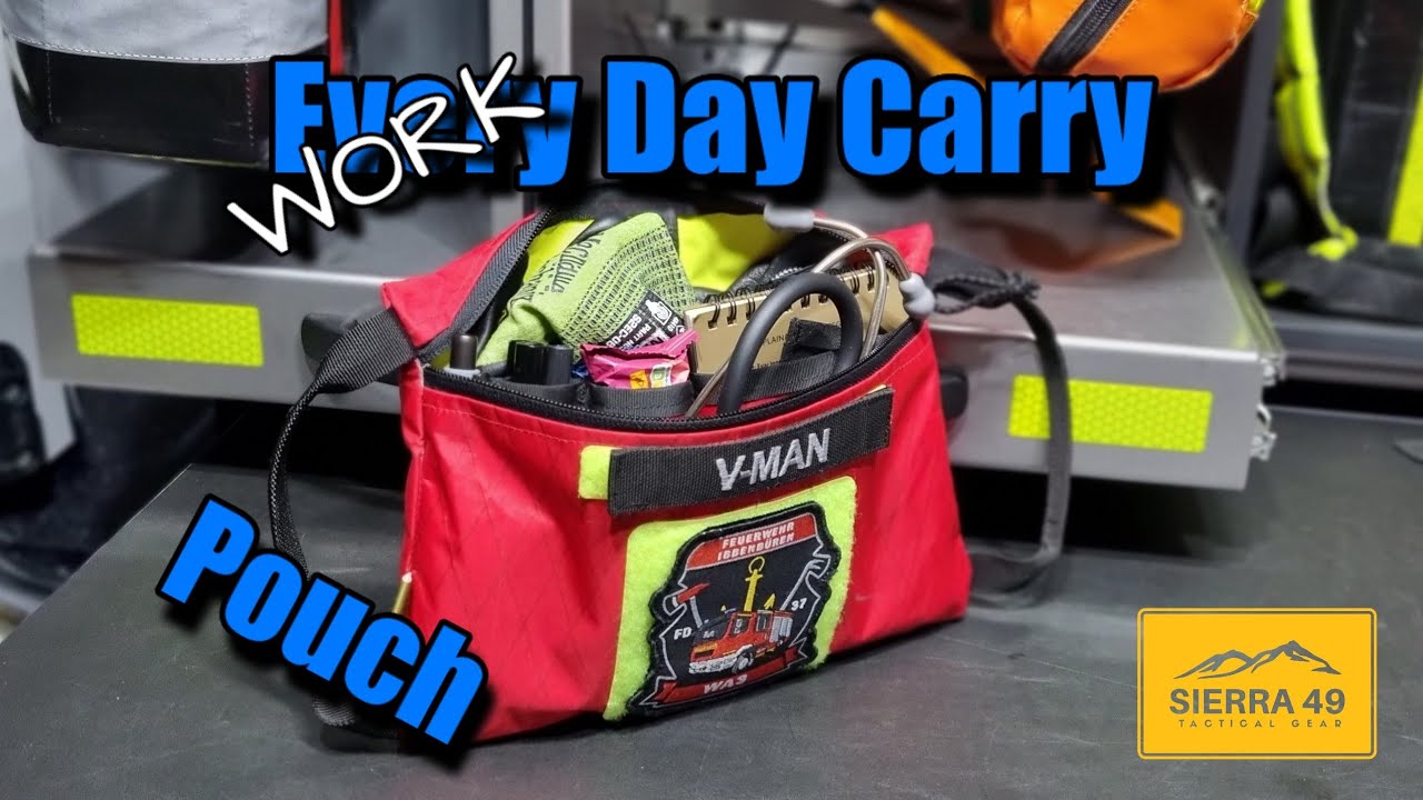 D.I.Y.: Die WORK-DAY-CARRY Pouch für Feuerwehr und Rettungsdienst (Every Day Carry Gear- Sierra 49)