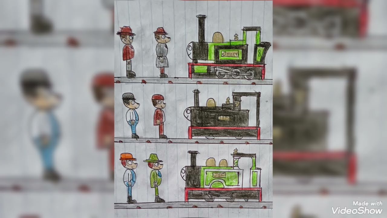 Horror of the Rails 2: Left Behind (Drawing Version)