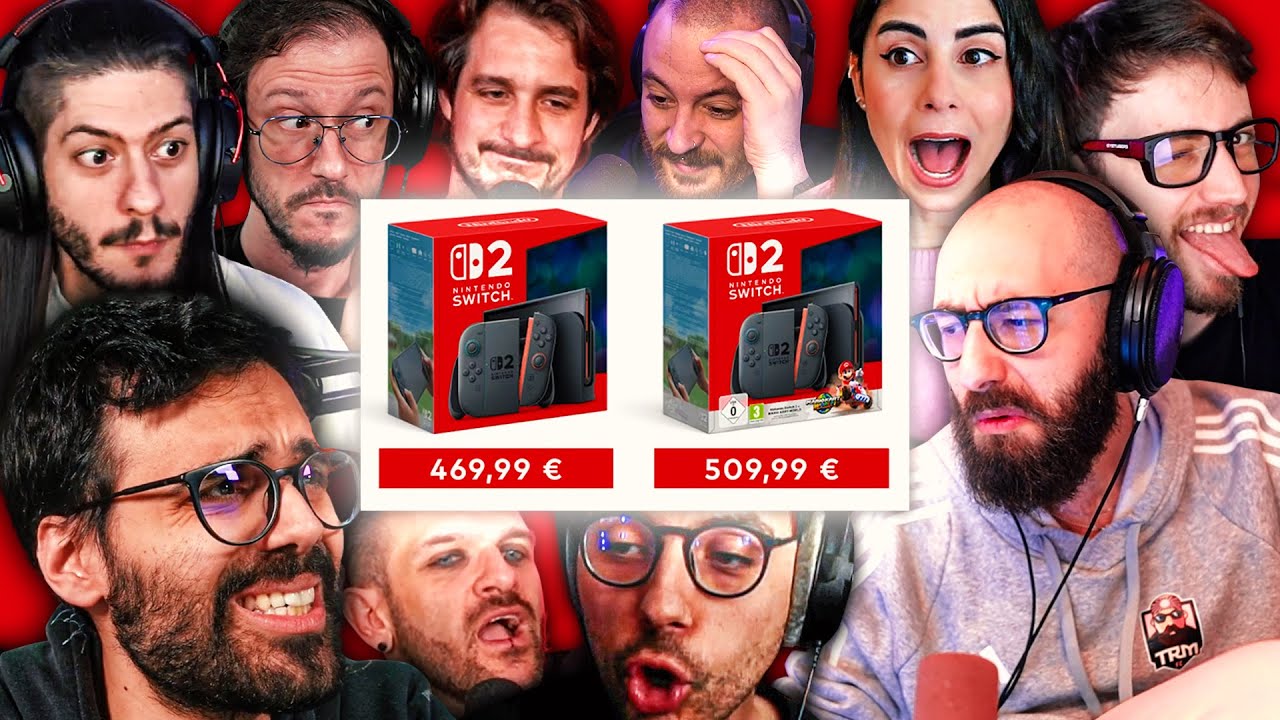 REACTION MASHUP al Prezzo di Switch 2 con Dario Moccia, Marza, Cydonia, Masseo, Kurolily, Sabaku