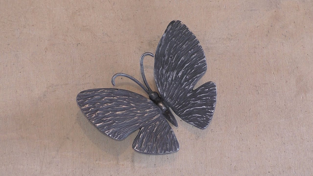 Ковка бабочки Forging butterfly