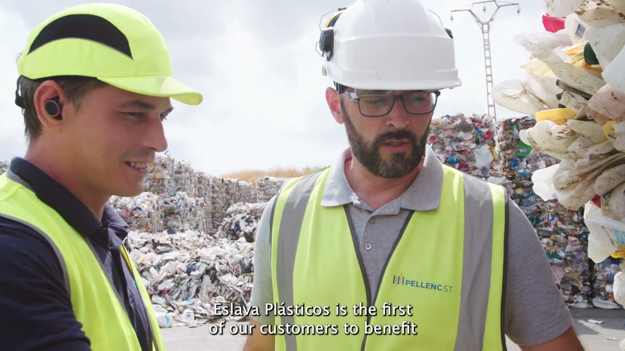 Pellenc ST - Eslava Plasticos: HDPE cleaning with AI