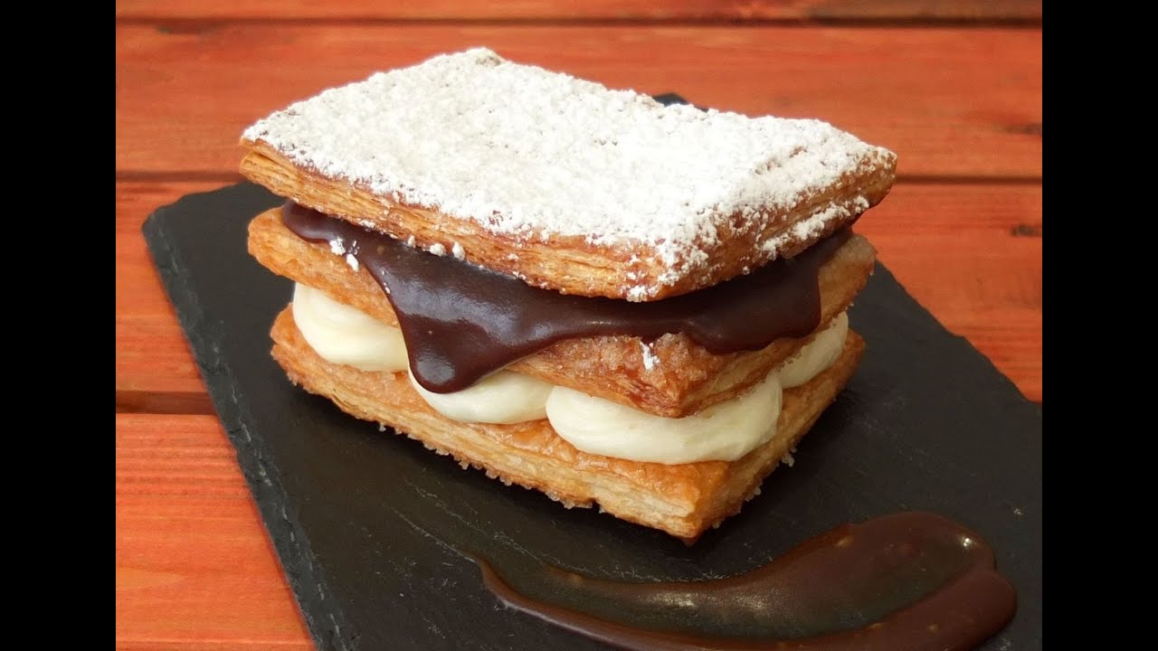 MILHOJAS de MASCARPONE y TOFFE. Receta, paso a paso. # 2
