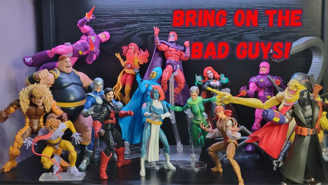 Building an Amazing Marvel Legends X-Men Villains Display!