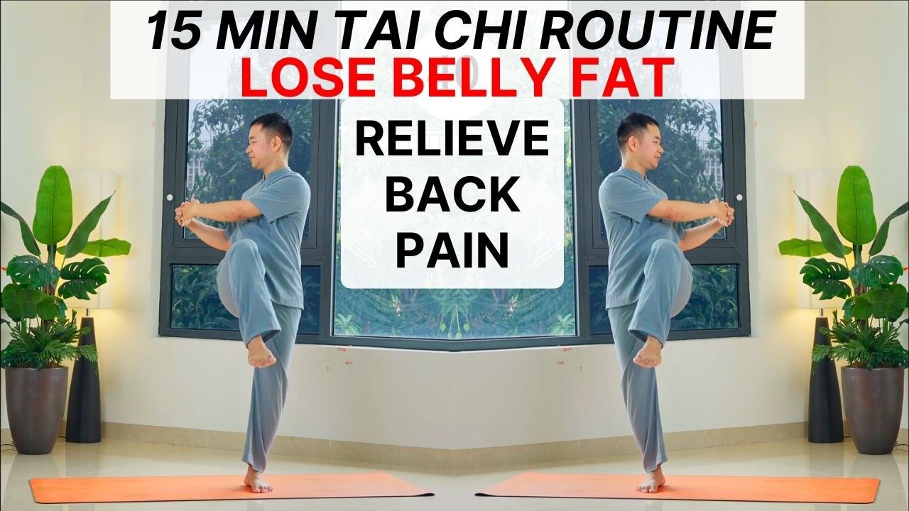 15-Min Tai Chi for 40+ 🌿 Burn Fat, Relieve Back Pain & Feel Better Every Day