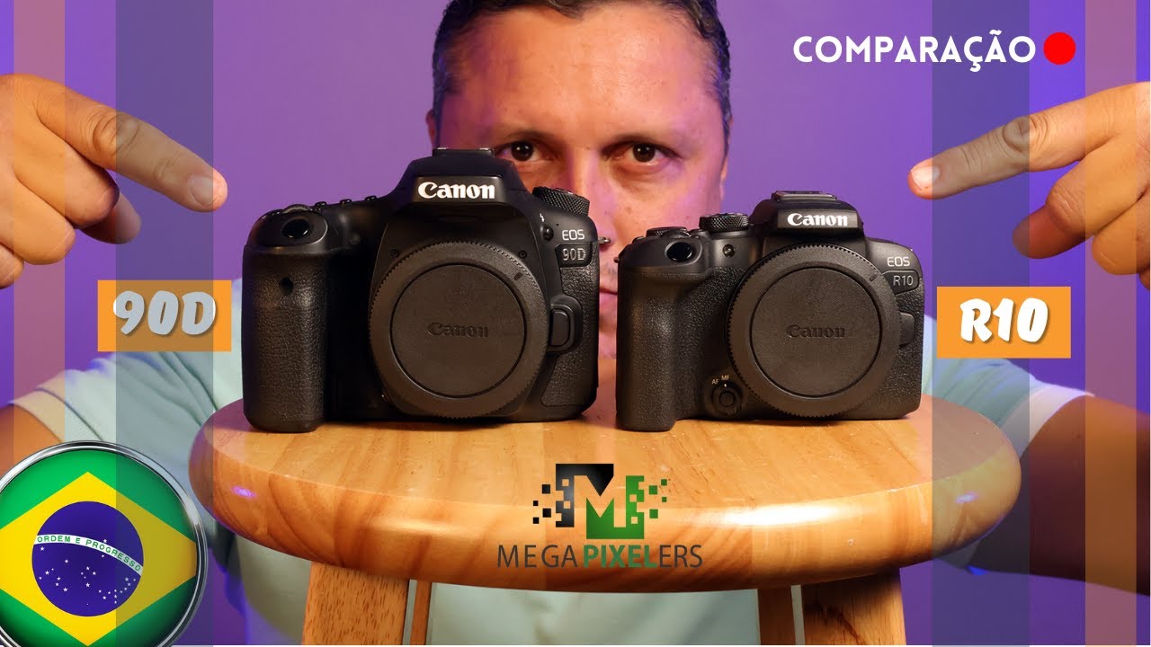 CANON 90D VS. R10: Qual câmera comprar? [Assista ANTES!]