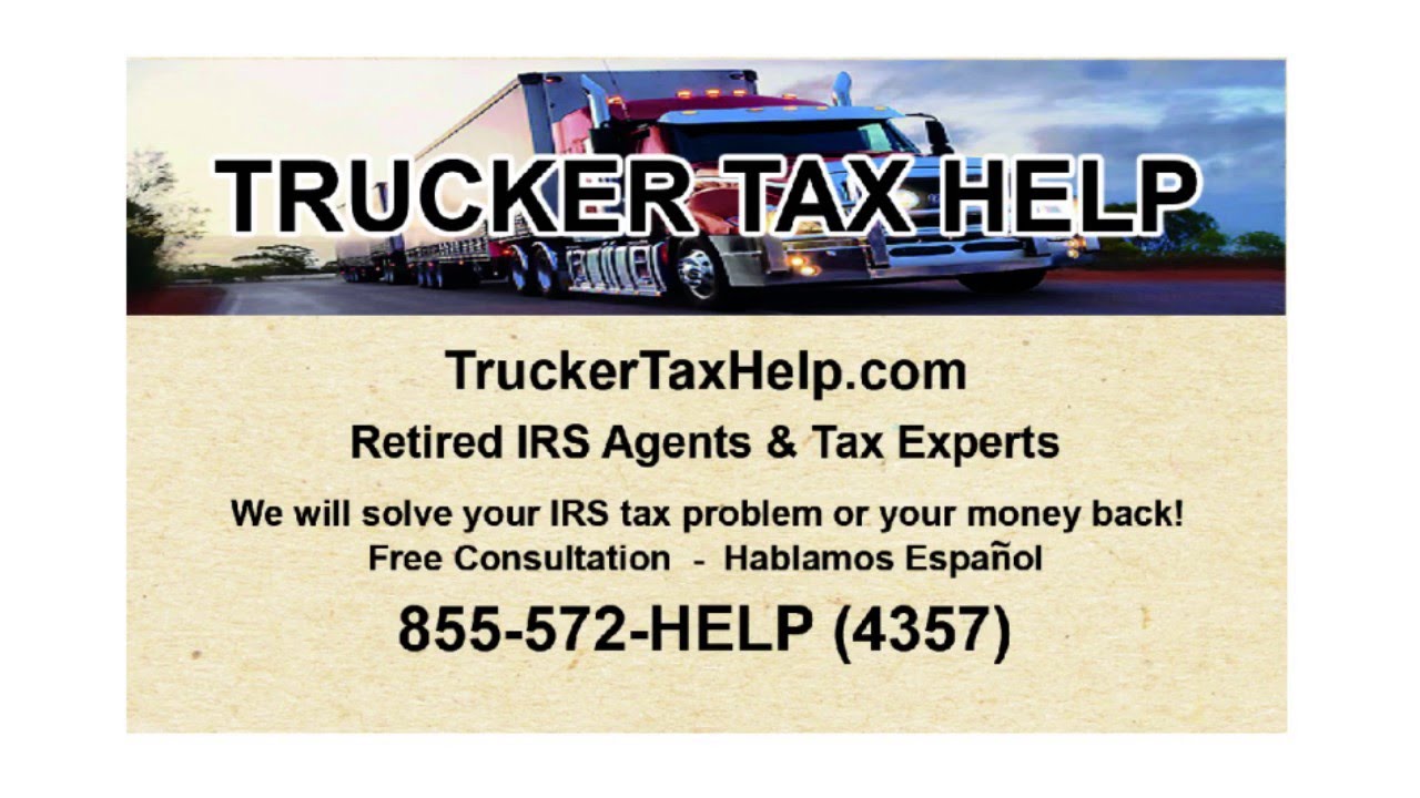 Trucker Tax Help - Tax Deductions