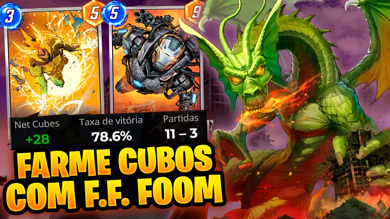 UMA VERDADEIRA MÁQUINA EM COMBATE: FIN FANG FOOM É FARMADOR DE CUBOS