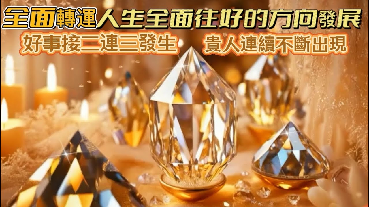 全面轉運人生全面往好的方向發展｜好事接二連三發生｜貴人連續不斷出現｜正念吸引力法則調頻能量音樂